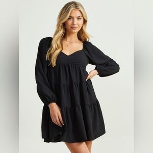 Altar'd State Cosby Black Mini Dress Size L